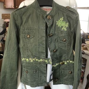 Army green jacket